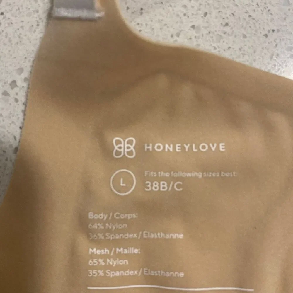 HoneyLove crossover bra, size large